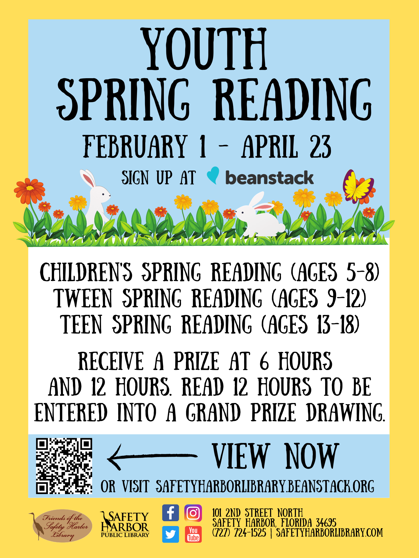 Children's Spring Into Reading Program Safety Harbor Public Library